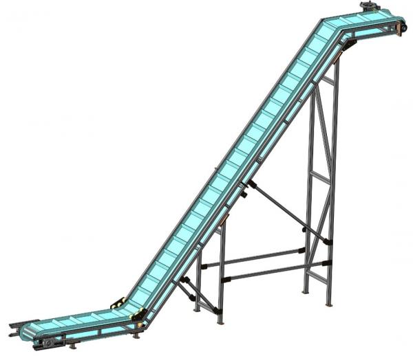 Z - образный ленточный конвейер