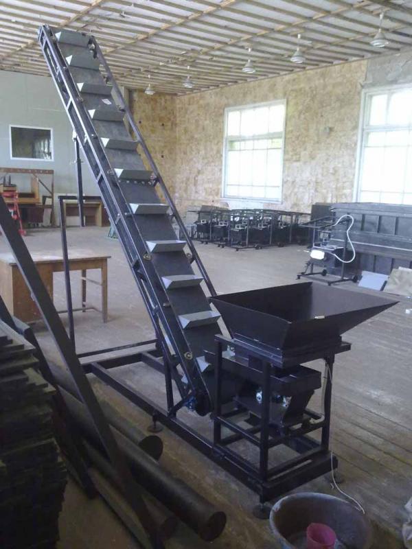 Транспортер ковшовый скребковый